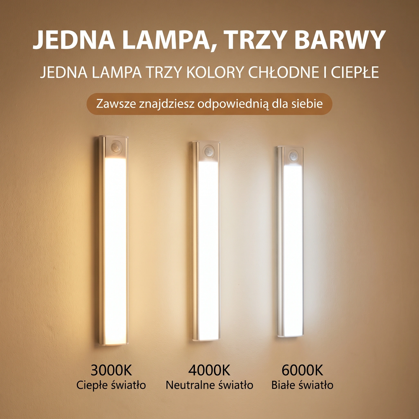Lumek - Bezprzewodowy LED z Czujnikiem Ruchu
