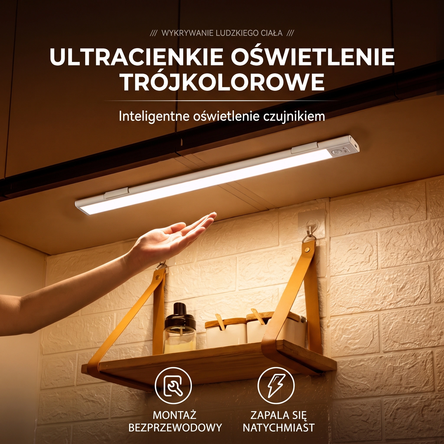 Lumek - Bezprzewodowy LED z Czujnikiem Ruchu